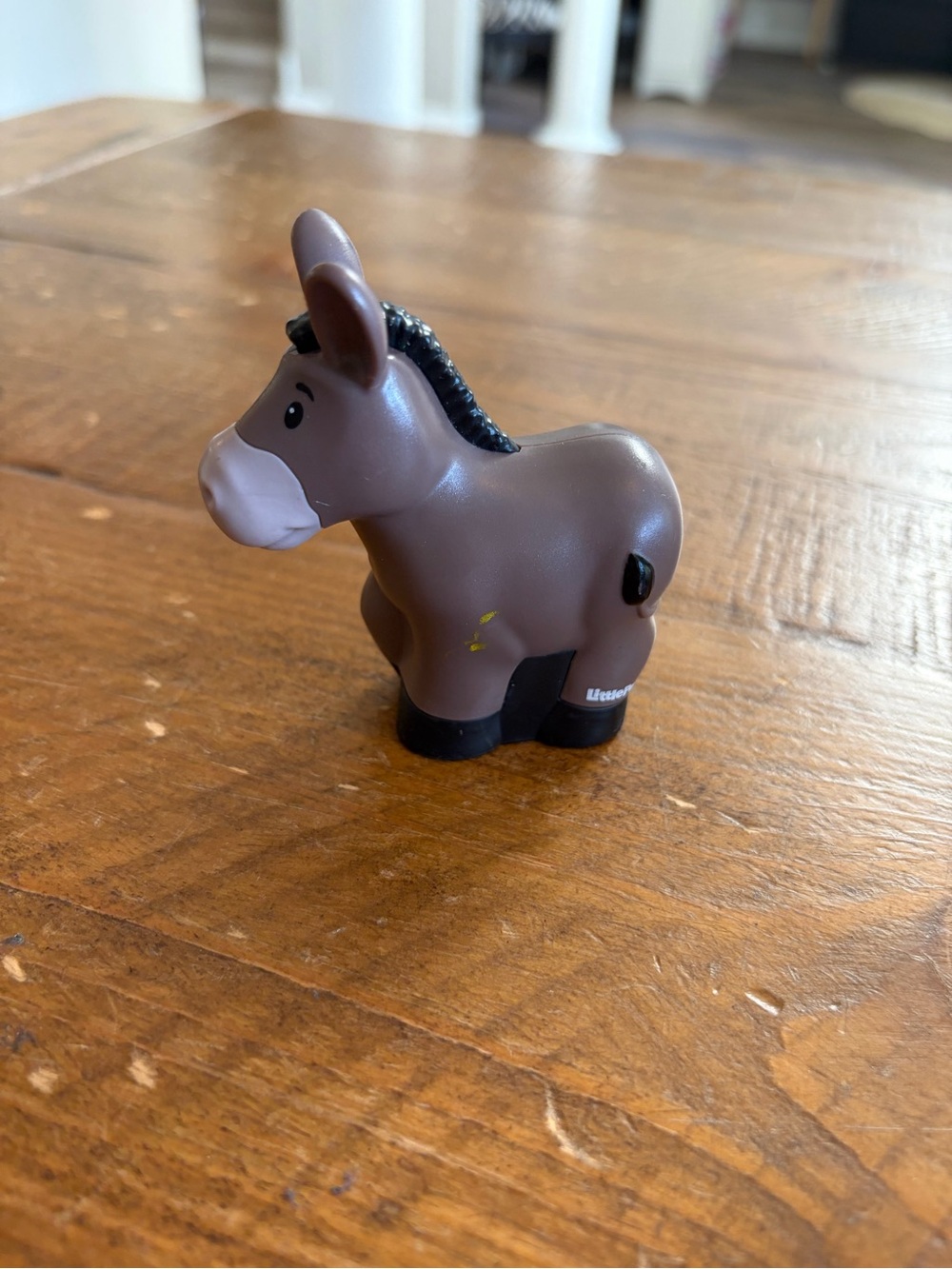 Fisher Price Little People grey Nativity donkey  as is